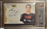 2019 CZX Super Heroes Super-Villains Autograph /25 Henry Cavill Superman BGS 9